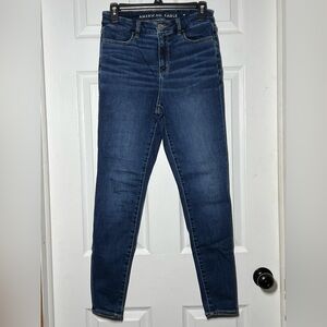 American Eagle Outfitters Dark Blue Skinny Jeans